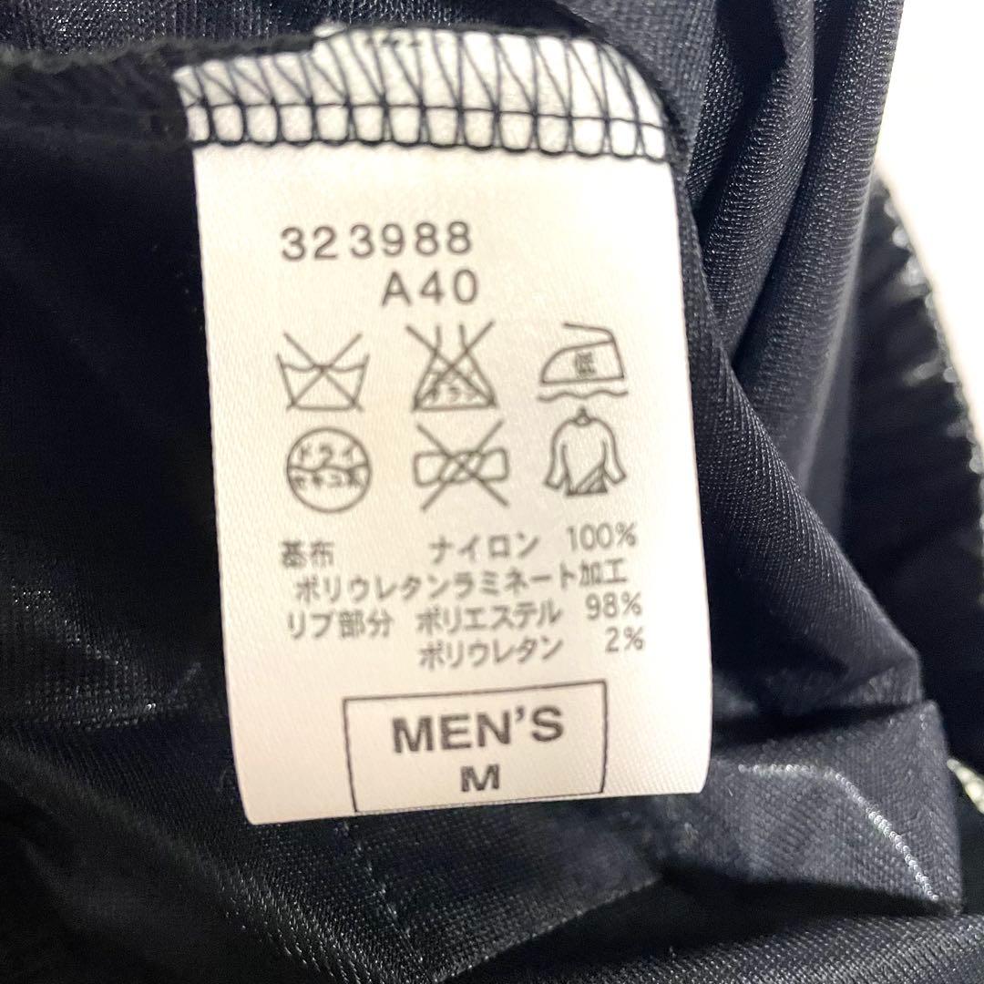 NIKE ナイロンエナメルプルオーバーシャツ 刺繍ロゴ 野球ピステ 黒 M