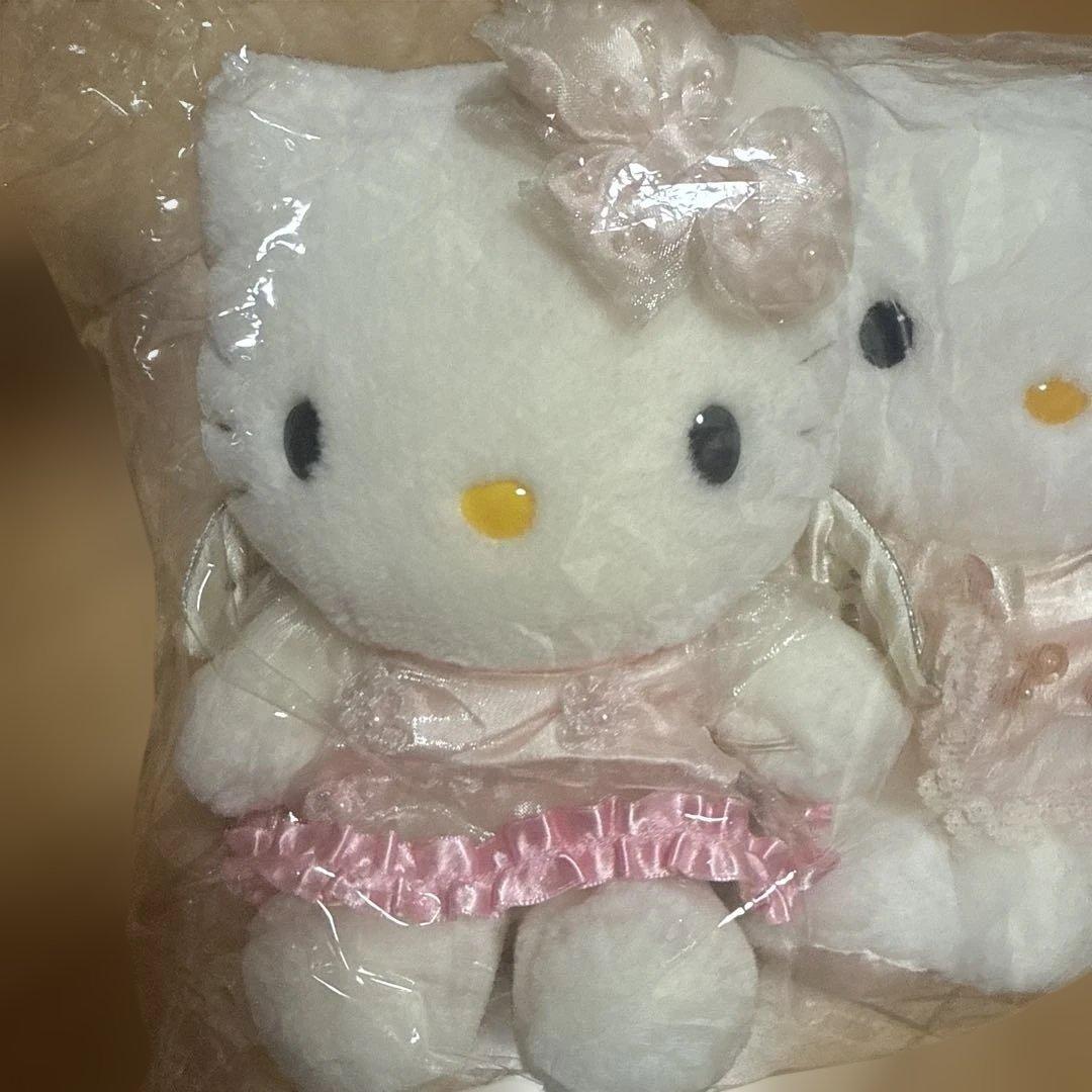 ハローキティ　レトロぬいぐるみ　サンリオ　1999.2001 電報