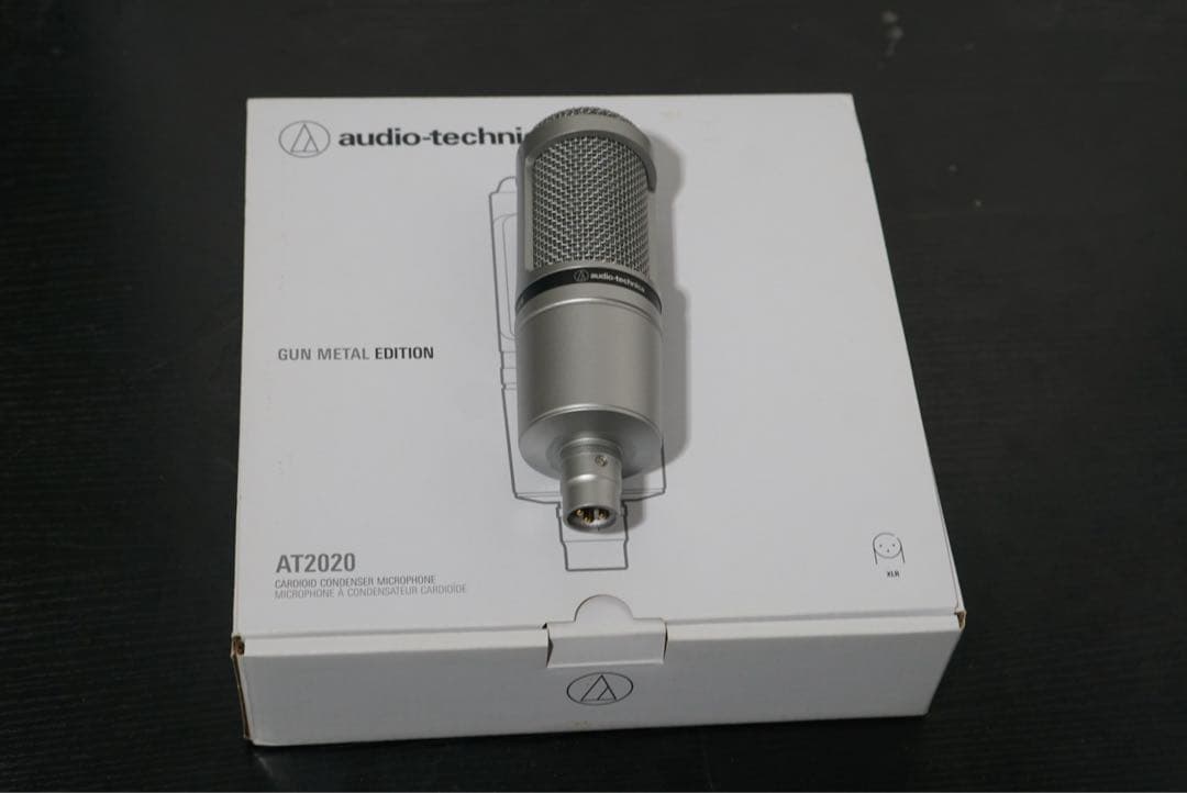 audio-technica AT2020 ガンメタルエディション
