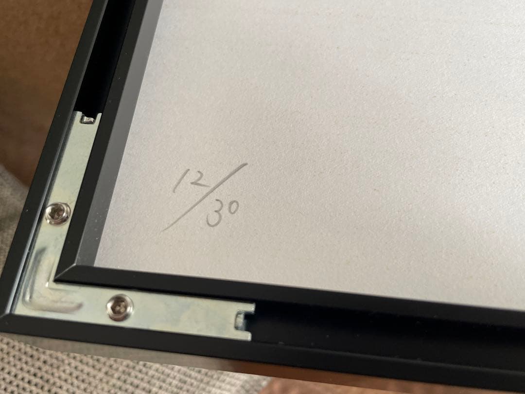 AICON シルクスクリーン 大型作品 額装済み