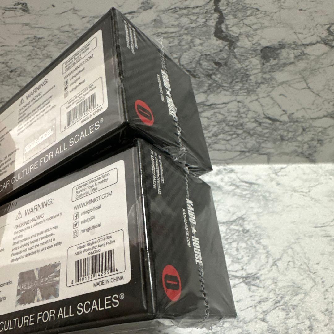 ミニカー KAIDO HOUSE GT-R (R34) //120 POLICE