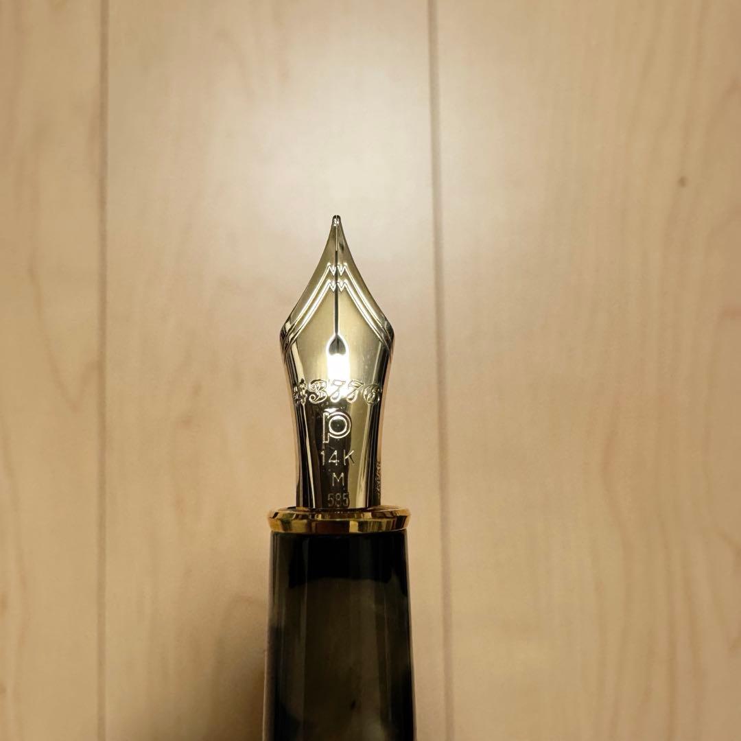 【未使用品】プラチナ万年筆　セルロイド　イシガキ　センチュリー3776 M字