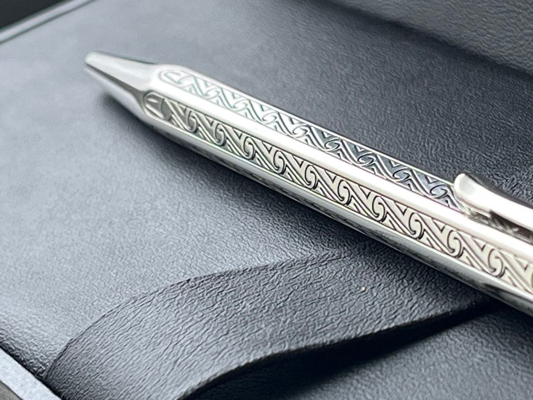 カランダッシュ　ボールペン　エクリドール　アンモナイト　スターリングシルバー