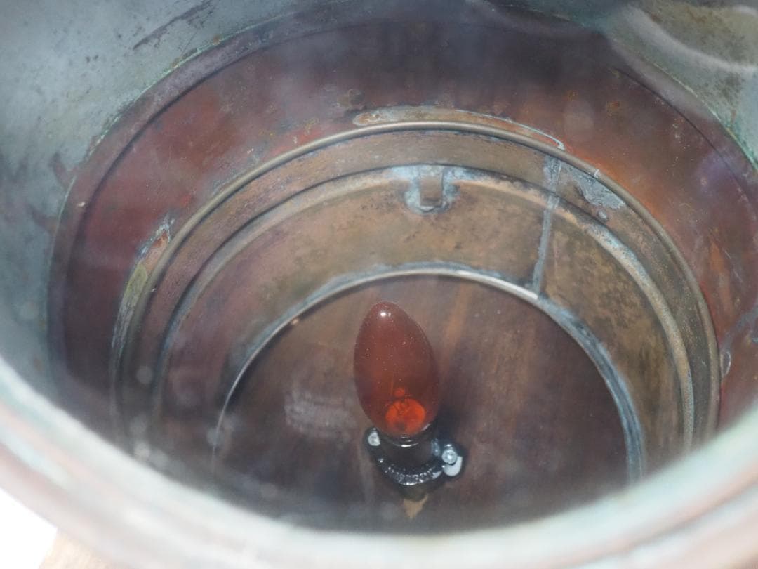 羅針盤　船舶用　ライト点灯確認済み　ランプ　間接照明などにも　レア