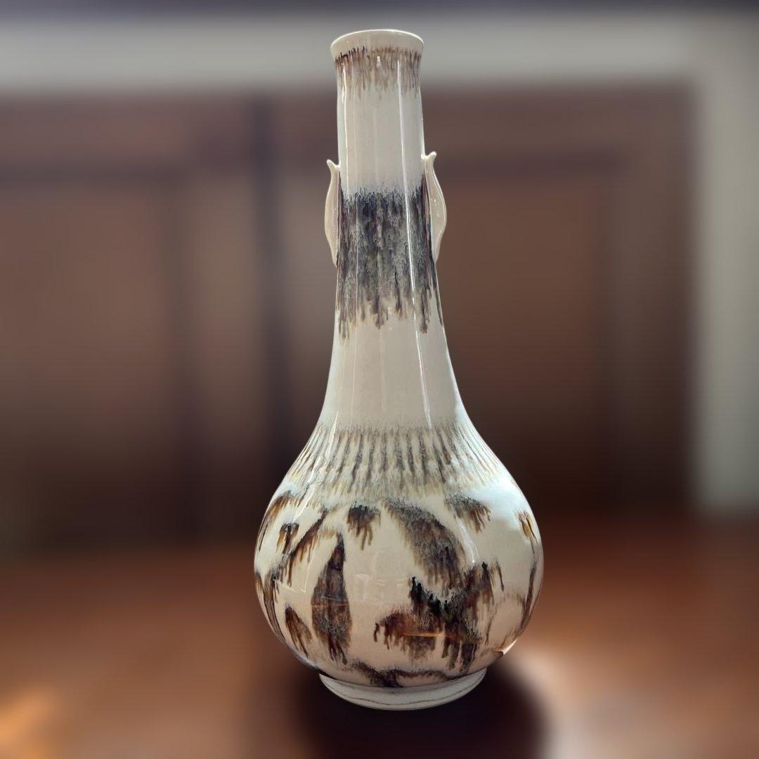 花入　絵高麗写　中村秋峰造