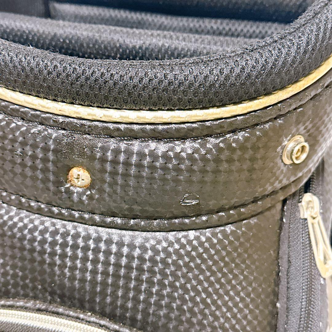 XXIO ゼクシオ ゴルフバッグ キャディバッグ ブラック GGC-X046