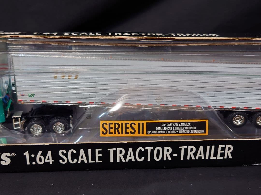 DCP 1/64 Peterbilt379 トレーラーミニカー トラック野郎