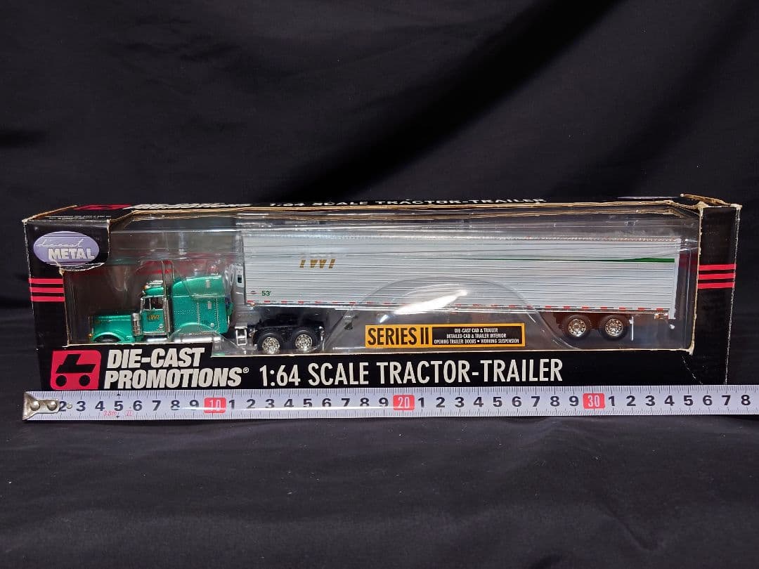 DCP 1/64 Peterbilt379 トレーラーミニカー トラック野郎