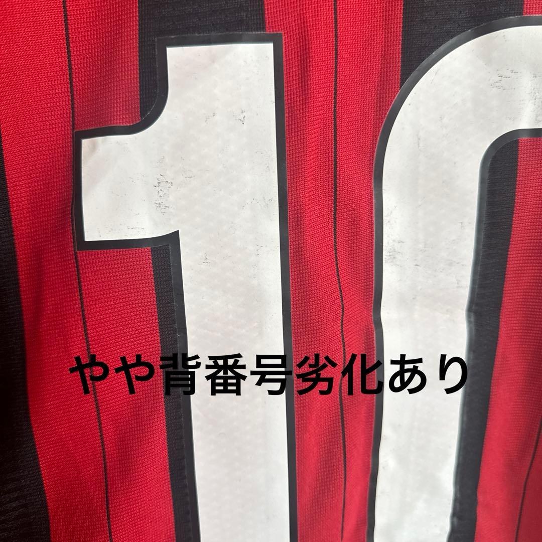 未使用　本田圭佑　acミラン レプリカユニフォーム　10番　Oサイズ