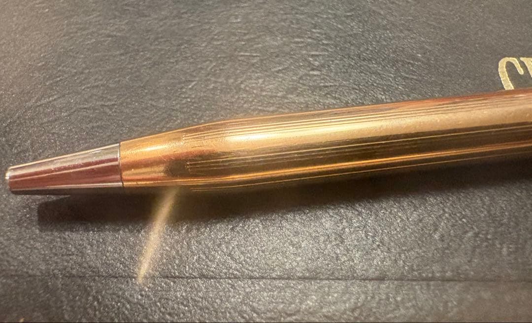 CROSS 14K 金張り ボールペン 専用ケース付