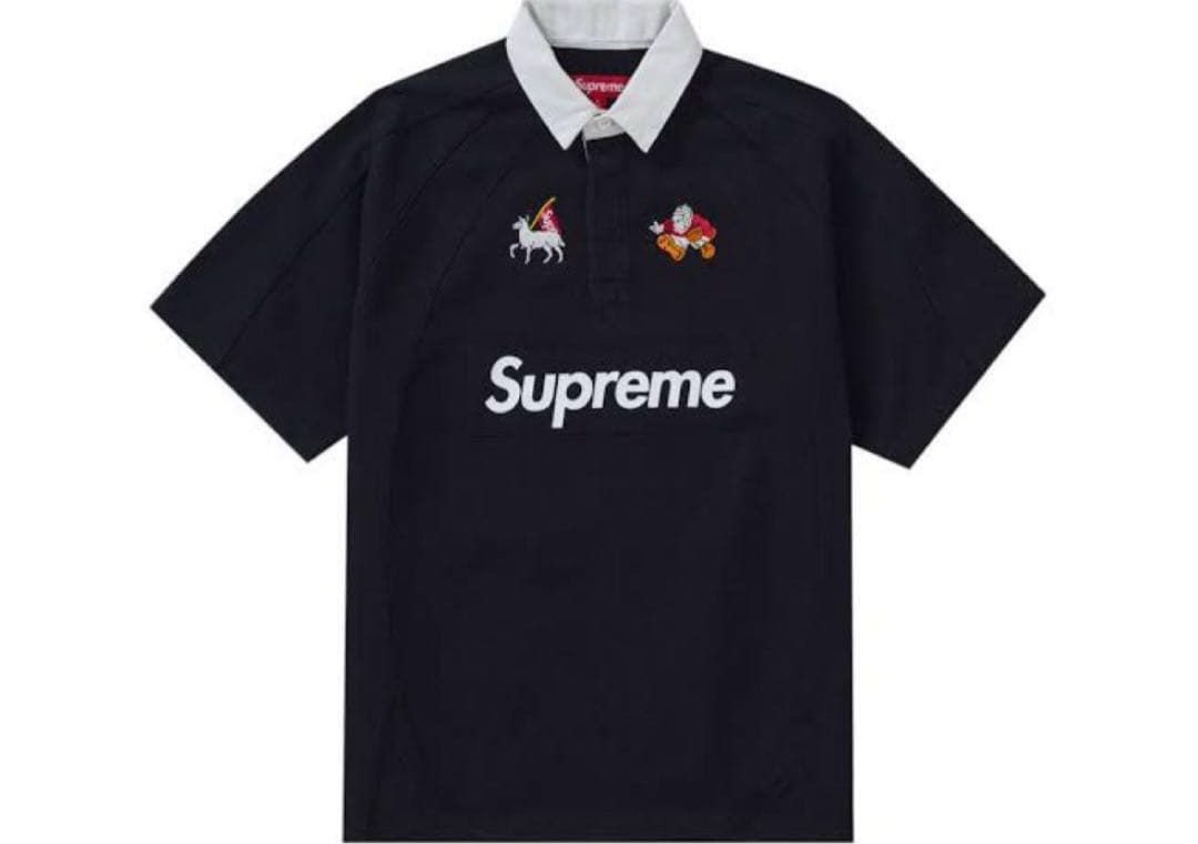 アイアム 希少Sサイズ ‼️Supreme S/S Rugby Black