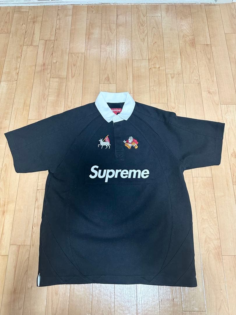 アイアム 希少Sサイズ ‼️Supreme S/S Rugby Black
