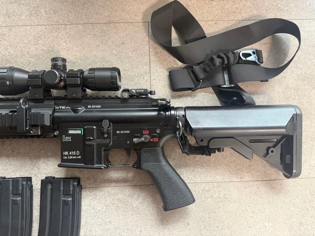 HK416 DEVGRUカスタム＋東京マルイイルミネーテッドスコープセット