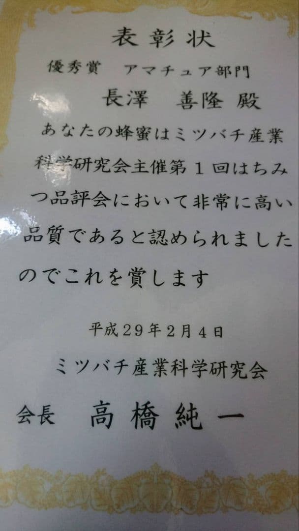 蜂蜜　マミちゃんママになります