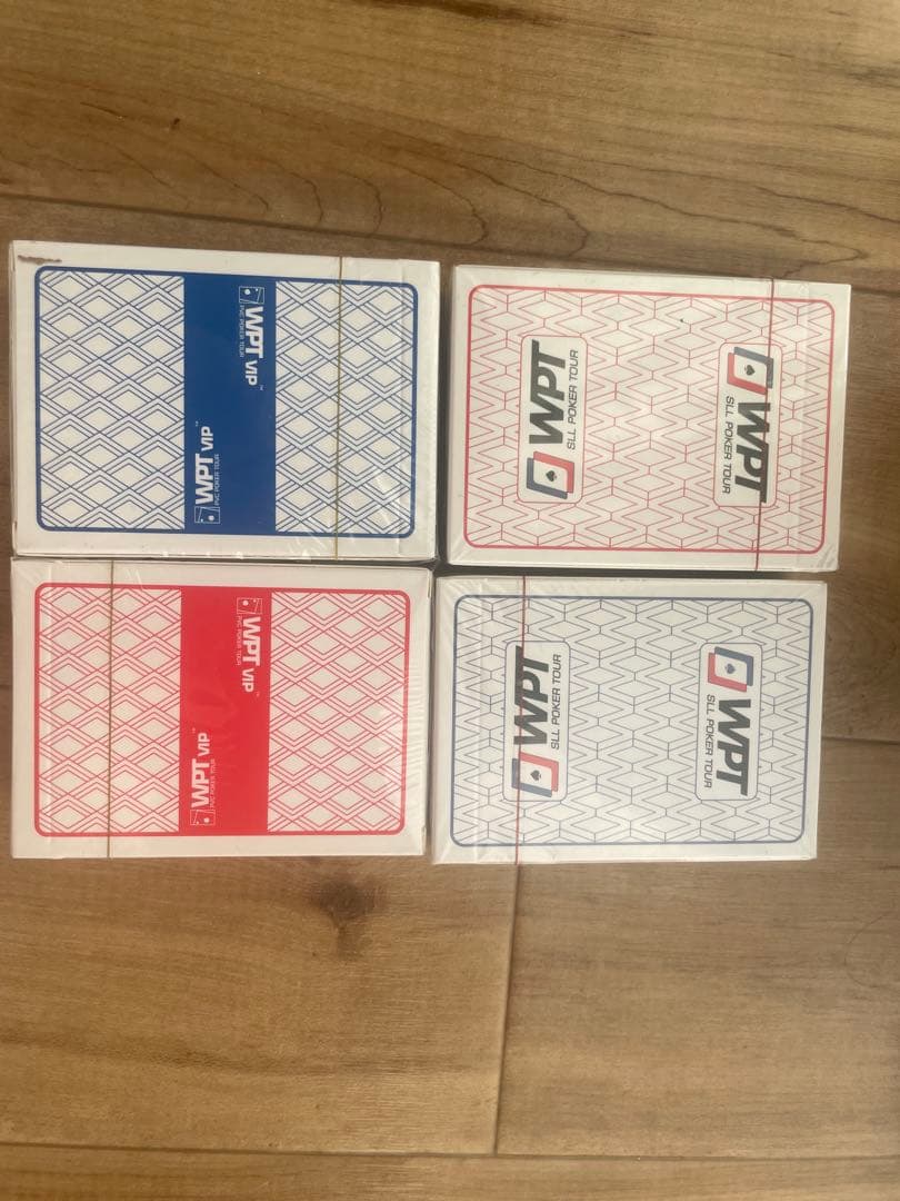 トランプ　wpt専用　赤青50個ずつ