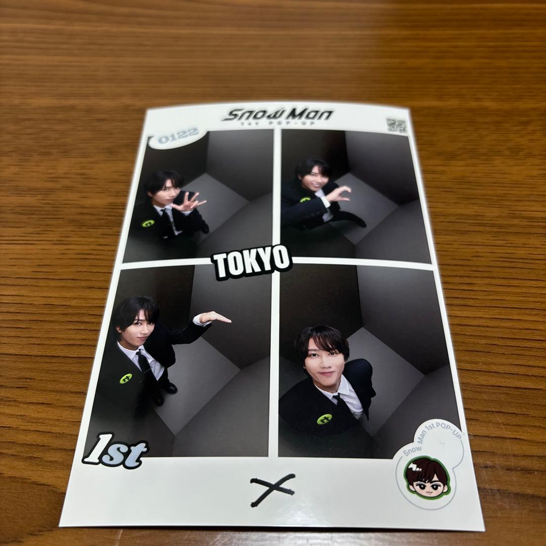  Man 1st POP-UP 東京【阿部亮平】プリクラ