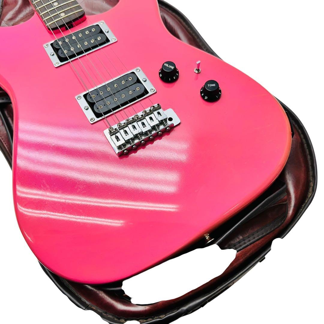 TOMSON ピンク色　エレキギター