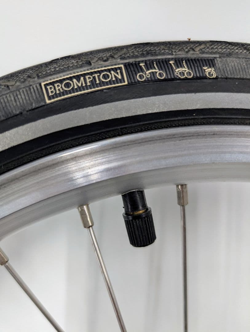自転車 フロントホイール ブロンプトン 16×1-3/8