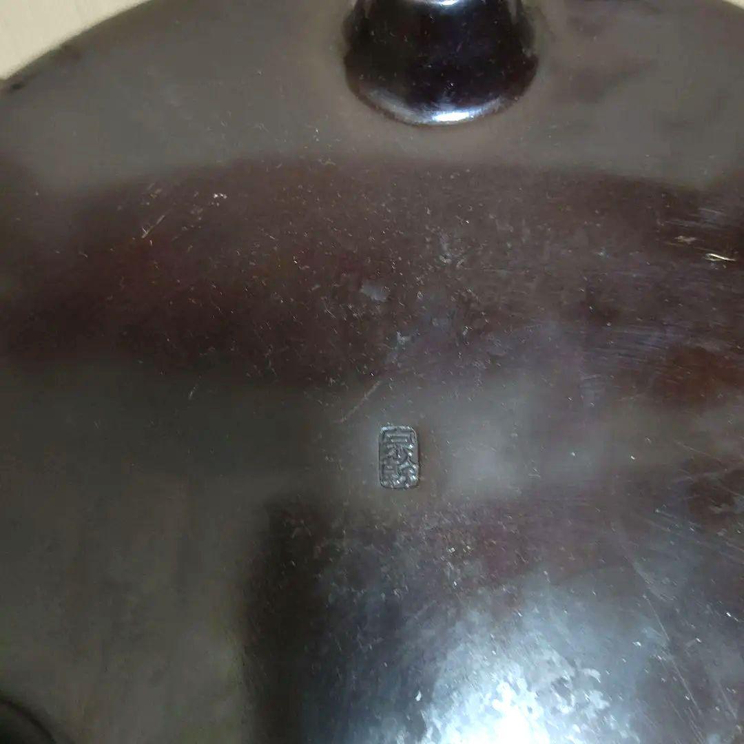 茶道具、唐銅面取風炉、秋元宗幹作、尺○、前瓦、底瓦、敷板、電熱器付き、ちか16番