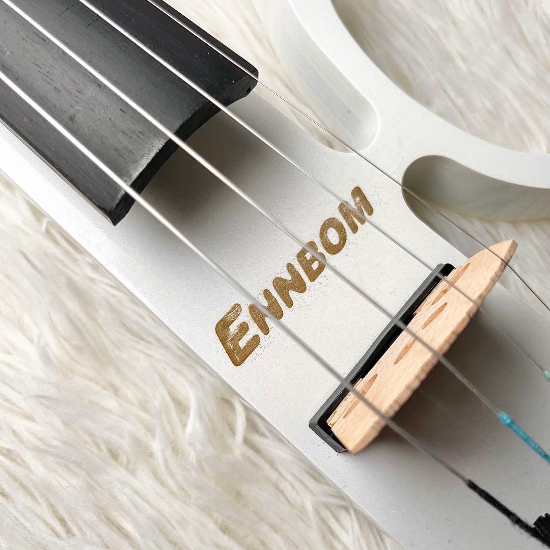 【美品】ENNBOM サイレントバイオリン HVPV-30 ホワイト 人気色