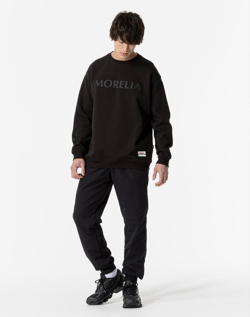 ミズノ MORELIA スウェット プルオーバー M ブラック モレリア