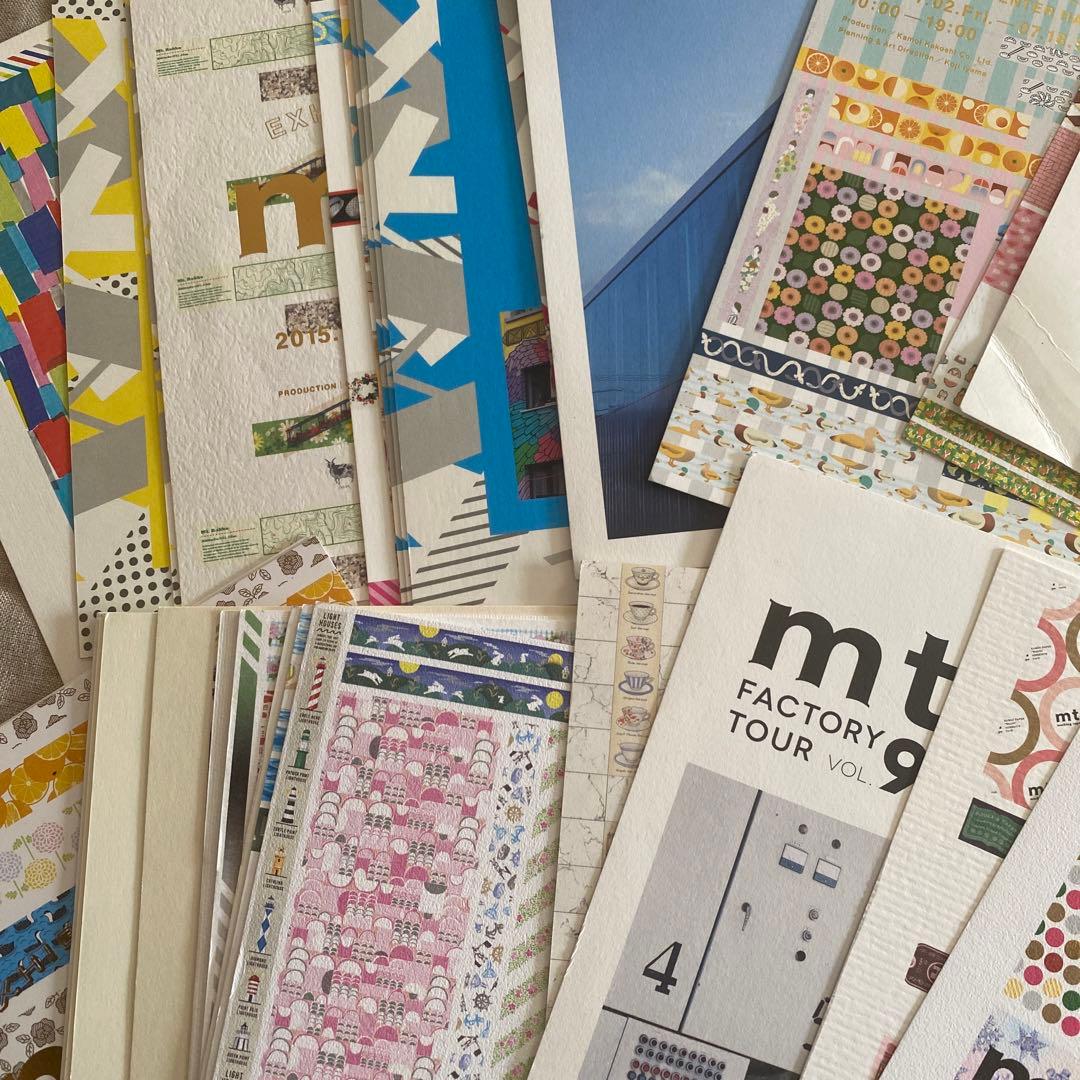 mt マスキングテープ　カモ井　DM　80数枚　2014年〜　レア　コレクション