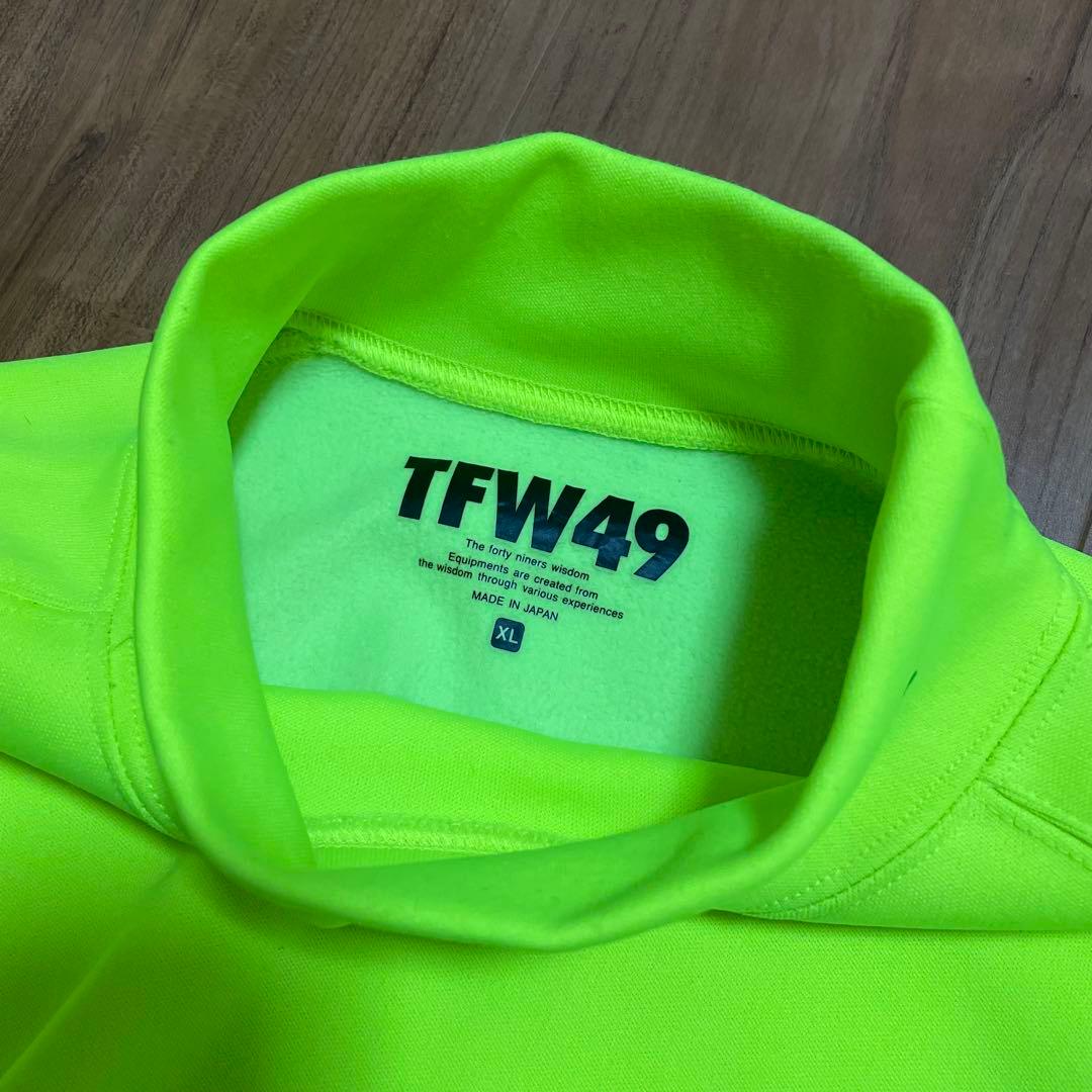 TFW49 モックネック　長袖　イエロー　XL junhashimoto ゴルフ