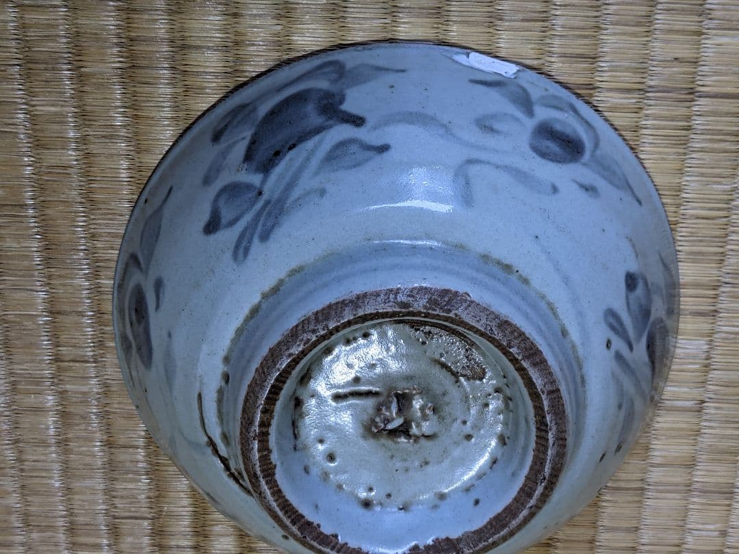 ⭐️安南染付茶盌 古陶磁 茶道具 真作極めて稀 中国古陶磁 古美術骨董品レア物