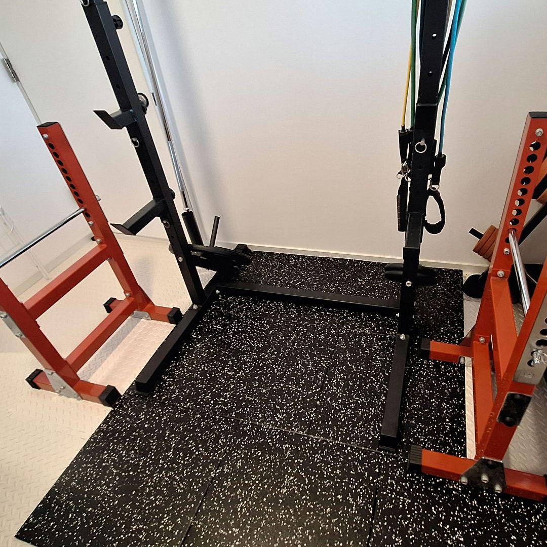 ハーフパワーラック 筋トレ ベンチプレス ぶら下がり健康器 スクワット 懸垂
