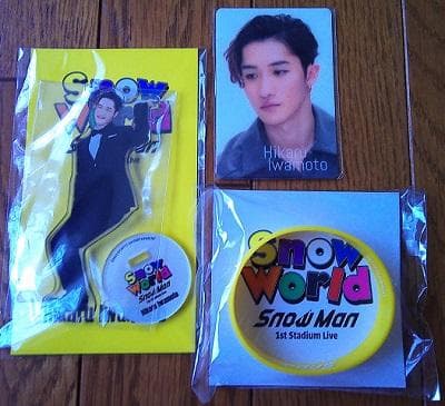 Man BIGぬいぐるみ アクスタ ラバーバンド カード 他 岩本照