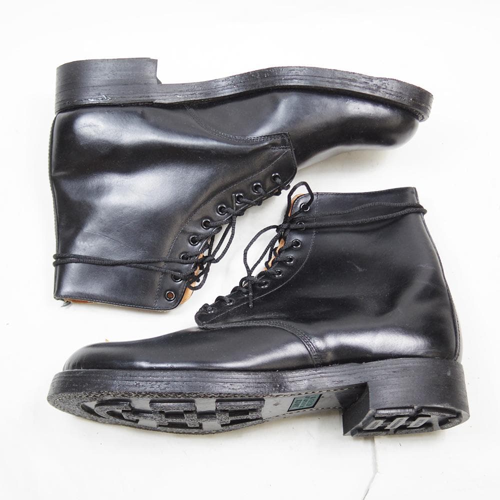 28cm　デッドストック　カナダ　ポリスブーツ　ミリタリー　P4136