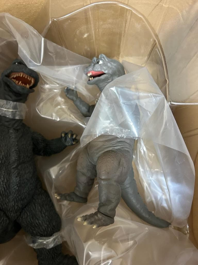 東宝30cmシリーズ ゴジラ（1968） &ミニラ 怪獣総進撃55thセット