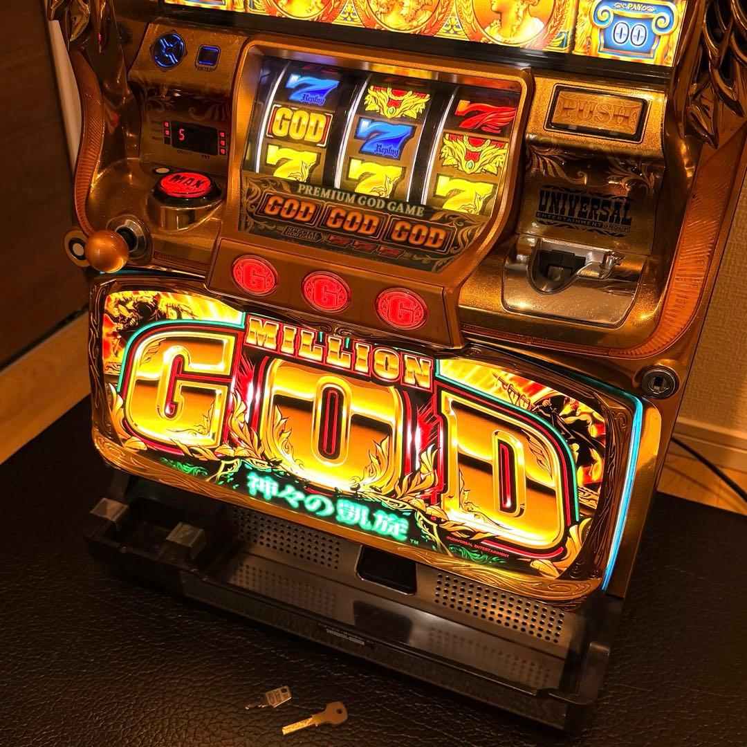 美品✨神々の凱旋　5号機　パチスロ実機ミリオンGOD プレミアムゴッドゲーム