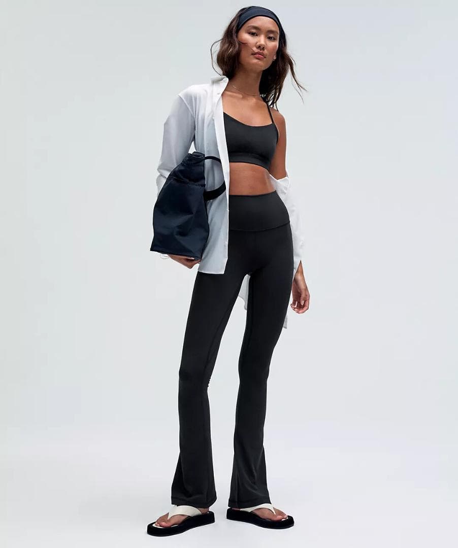 完売希少★新品 lululemon アライン ミニフレア レギンス ブラック 0