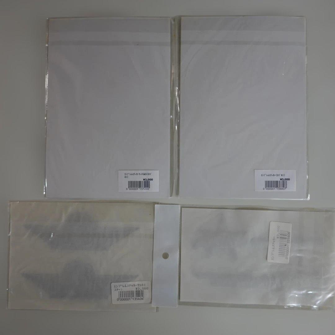 矢沢永吉エンブレムステッカー4枚セット ロゴホシ他【未開封】