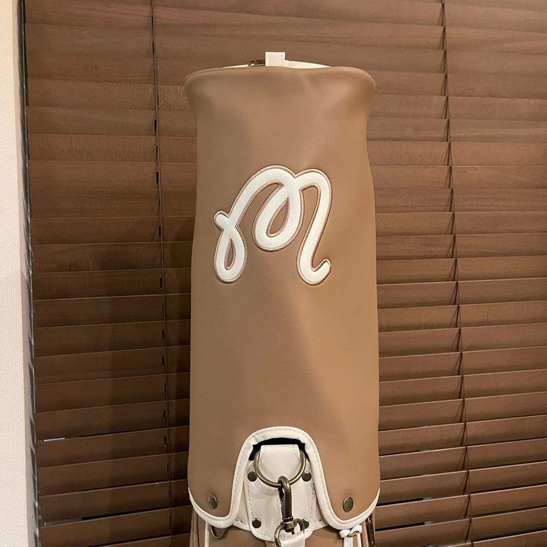 25新作 MALBON マルボンゴルフ キャスター付き キャディバッグ ブラウン