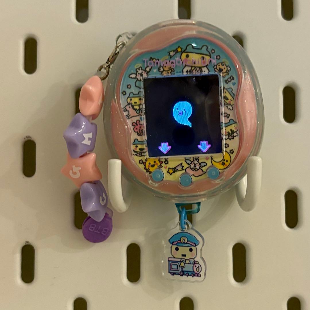 たまごっちユニ　エンジェルフェスティバル　クリアケース　チャーム　スキンカスタム