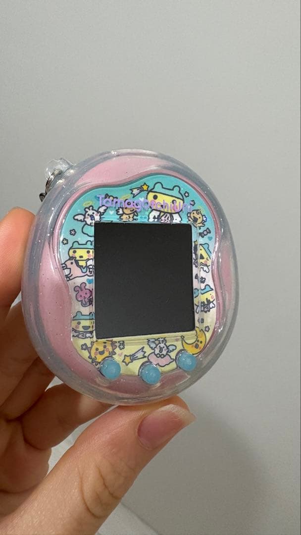 たまごっちユニ　エンジェルフェスティバル　クリアケース　チャーム　スキンカスタム