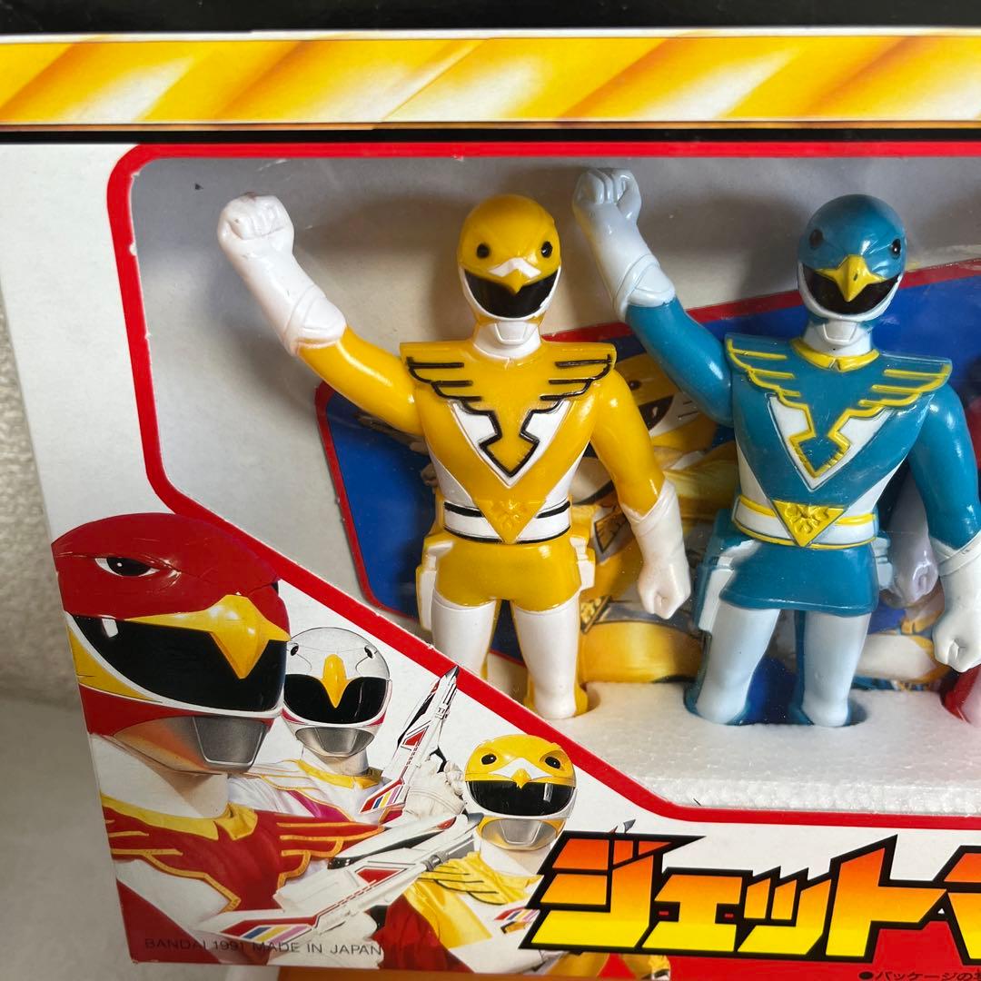 ⚠️デッドストック品　鳥人戦隊ジェットマン　ファイブセット　ソフビ　バンダイ