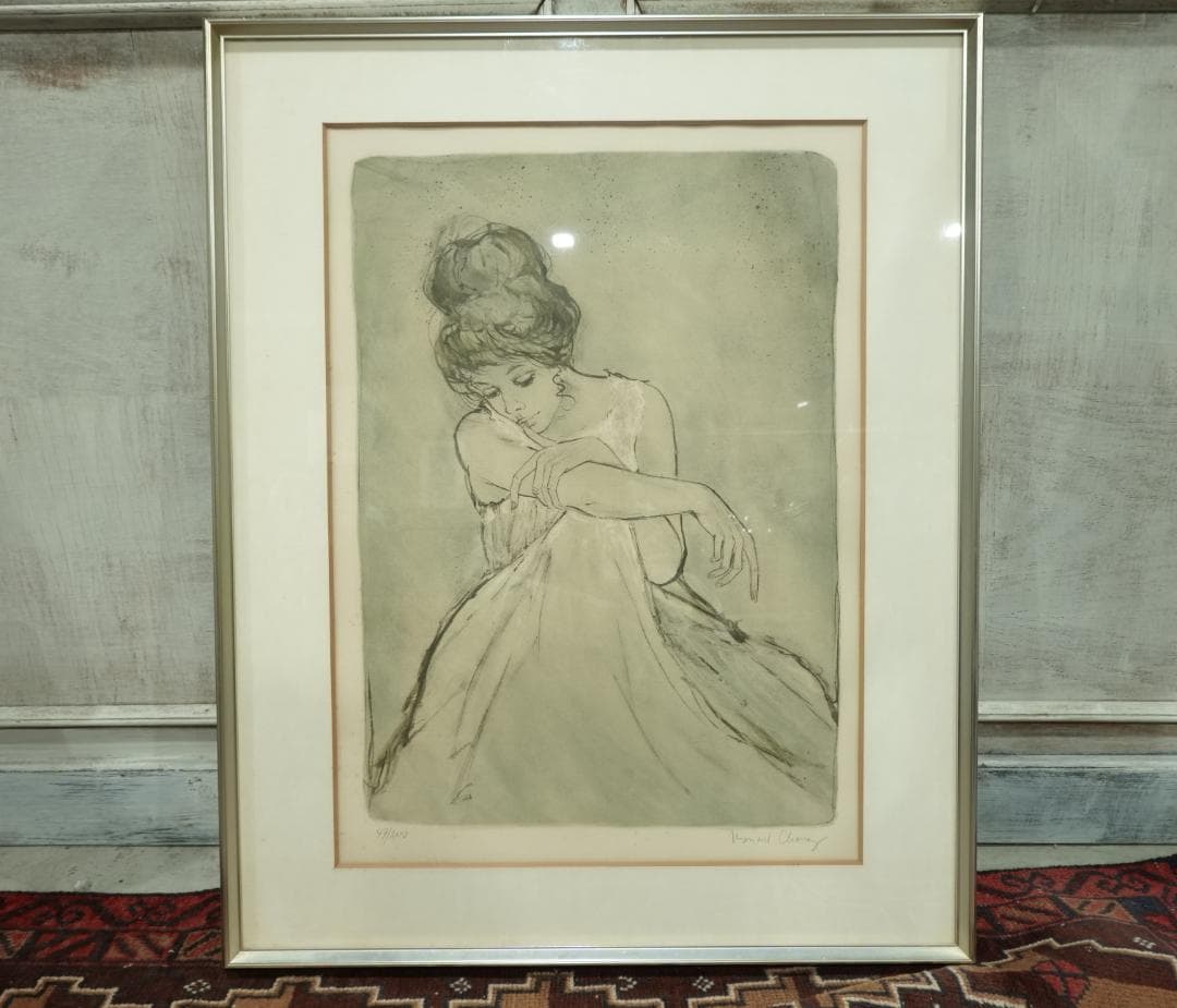 ▲ベルナールシャロワ▲　アートワーク　絵画　フランス画家　美人画