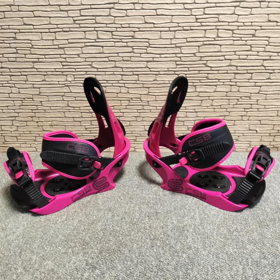 CSB スノーボード ビンディング レディース Lサイズ ピンク