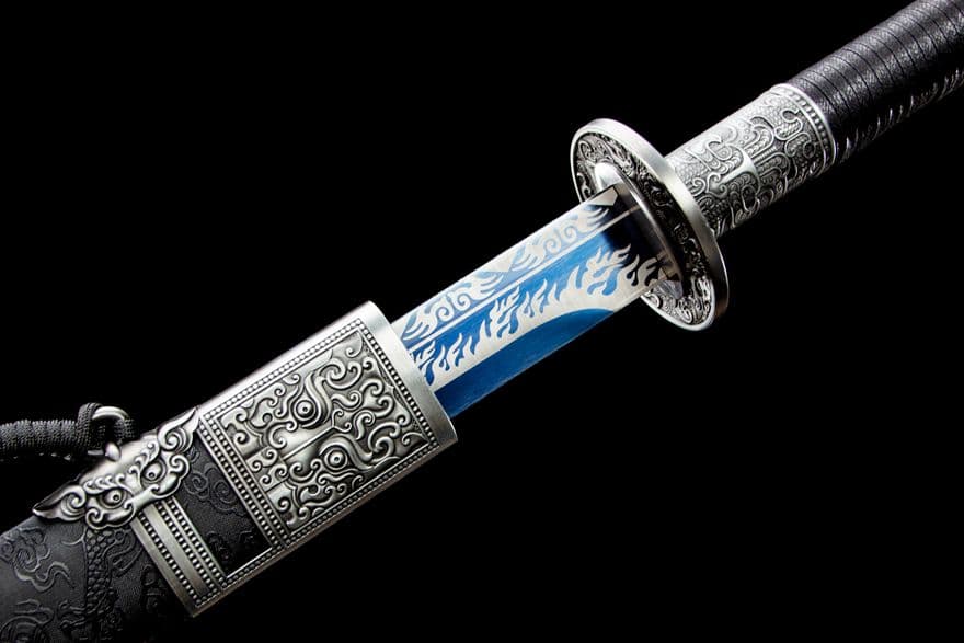 滅魔唐刀-高性能マンガン鋼 古兵器 武具　刀装具　日本刀　模造刀 居合刀 長尺