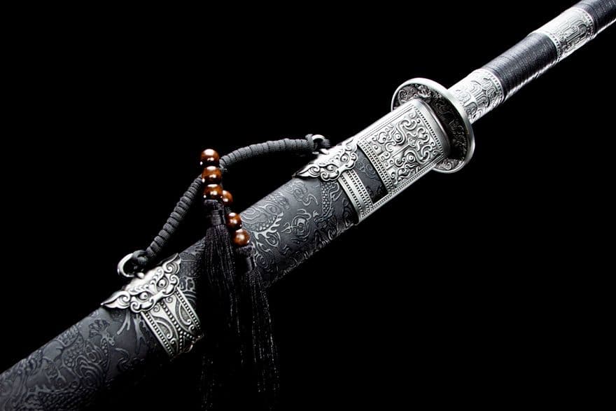 滅魔唐刀-高性能マンガン鋼 古兵器 武具　刀装具　日本刀　模造刀 居合刀 長尺