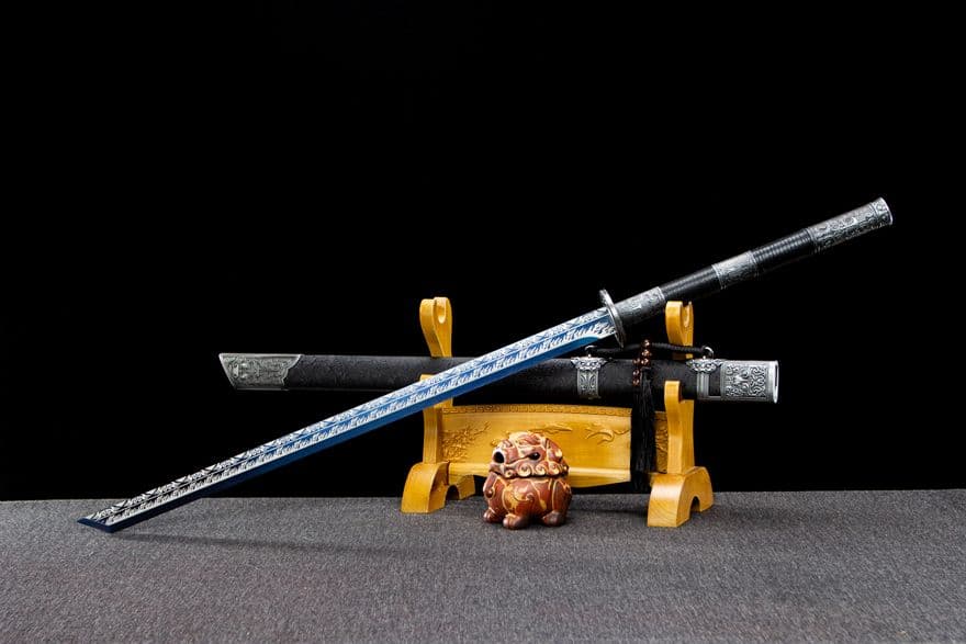 滅魔唐刀-高性能マンガン鋼 古兵器 武具　刀装具　日本刀　模造刀 居合刀 長尺