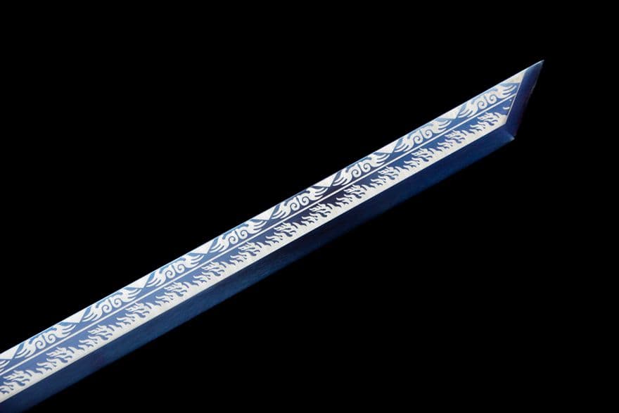 滅魔唐刀-高性能マンガン鋼 古兵器 武具　刀装具　日本刀　模造刀 居合刀 長尺