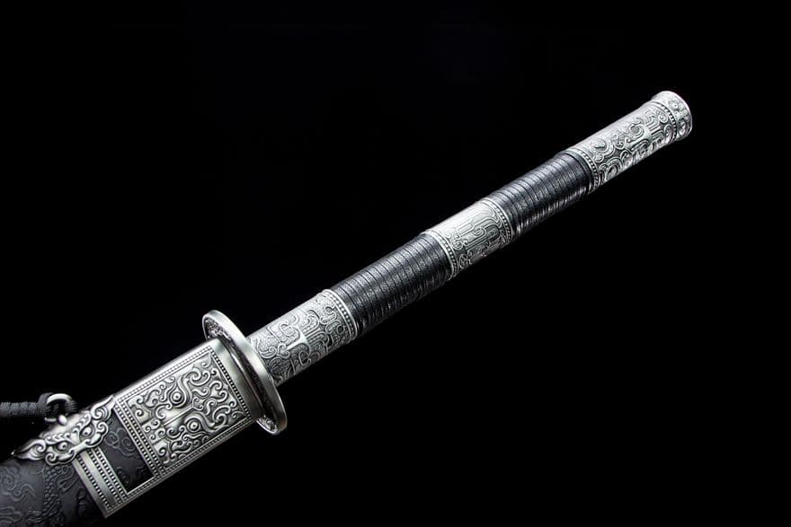 滅魔唐刀-高性能マンガン鋼 古兵器 武具　刀装具　日本刀　模造刀 居合刀 長尺