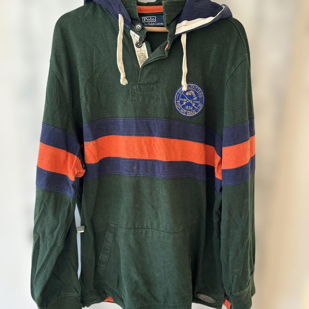 Polo by Ralph Lauren フード付きラガーシャツ XXL