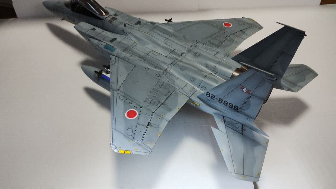 プラモデル完成機　1/48　航空自衛隊 F-15J イーグル