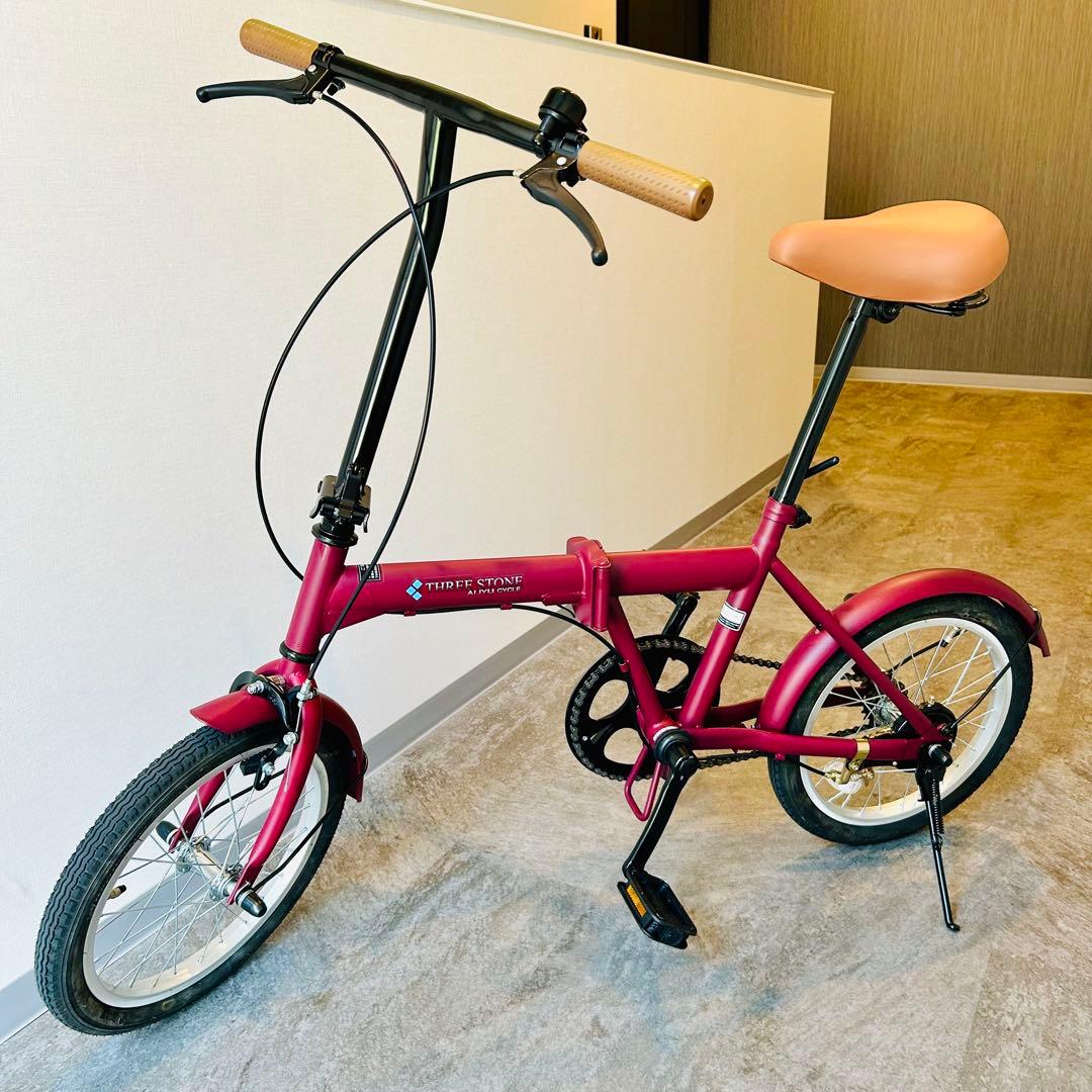 【送料込】折りたたみ自転車 16インチ ミニベロ 折り畳み自転車