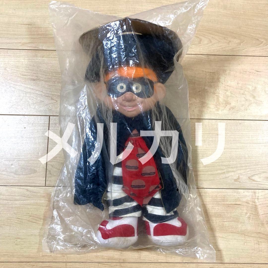マクドナルド　ハンバーグラー 人形　ぬいぐるみ　1987年　レア